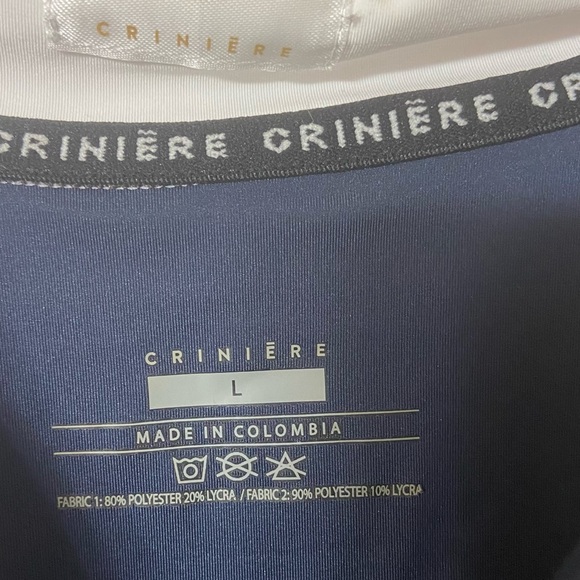 Criniere Estella Long Sleeve Quarter Zip Sun Shirt Size Large - Picture 4 of 8